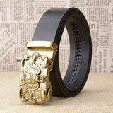 Ceinture Dragon<br> Cuir Exotique - Dragon-chinois