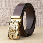 Ceinture Dragon<br> Cuir Exotique - Dragon-chinois