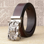 Ceinture Dragon<br> Cuir Exotique - Dragon-chinois