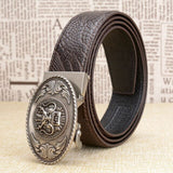 Ceinture Dragon<br> Cuir Artisan - Dragon-chinois