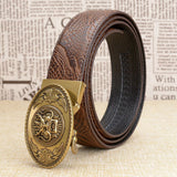 Ceinture Dragon<br> Cuir Artisan - Dragon-chinois