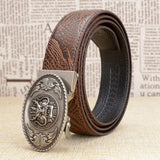 Ceinture Dragon<br> Cuir Artisan - Dragon-chinois
