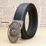 Ceinture Dragon<br> Cuir Artisan - Dragon-chinois