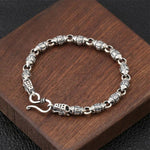 Bracelet Dragon<br> Perle 925 "Argent" - Dragon-chinois