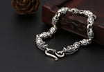 Bracelet Dragon<br> Perle 925 "Argent" - Dragon-chinois