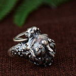 Bague Dragon<br> Viking "Argent" - Dragon-chinois