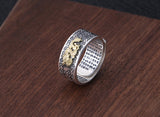 Bague Dragon<br> Tigre Légendaire "Argent" - Dragon-chinois