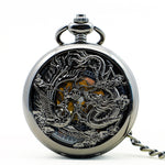Montre Gousset<br> Dragon de Poche de Luxe - Dragon-chinois