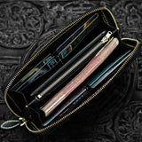 Portefeuille Dragon <br> Cuir Personnalisé - Dragon-chinois