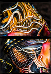 Portefeuille Dragon <br> Cuir Personnalisé - Dragon-chinois