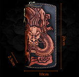 Portefeuille Dragon <br> Cuir Femme - Dragon-chinois