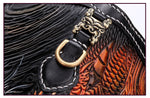 Portefeuille Dragon <br> Homme Cuir Noir - Dragon-chinois