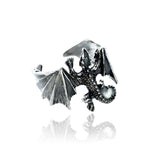 Bague Dragon<br> Lumineux "Acier" - Dragon-chinois