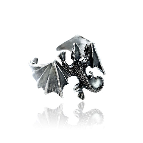 Bague Dragon<br> Lumineux "Acier" - Dragon-chinois