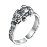 Bague Dragon<br> Lion "Argent" - Dragon-chinois