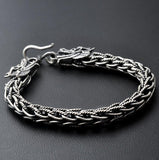 Bracelet Dragon <Br> Tête de Ryujin "Argent" - Dragon-chinois