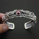 Bracelet Dragon<br> Sang de Ryujin "Argent" - Dragon-chinois