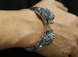 Bracelet Dragon <br> Gravé Homme "Argent" - Dragon-chinois
