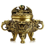 Brûle Parfum<br> Bronze Chinois - Dragon-chinois