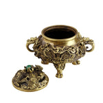 Brûle Parfum<br> Bronze Chinois - Dragon-chinois