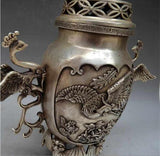 Brûle Parfum<br> Babou "Argent" - Dragon-chinois