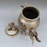 Brûle Parfum<br> Babou "Argent" - Dragon-chinois