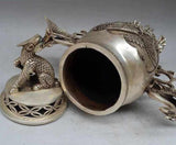 Brûle Parfum<br> Babou "Argent" - Dragon-chinois