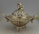 Brûle Parfum<br> Original en Métal - Dragon-chinois