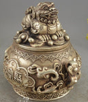 Brûle Parfum<br> Galet - Dragon-chinois