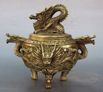 Brûle Parfum<br> Indochinois Ancien - Dragon-chinois