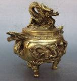Brûle Parfum<br> Indochinois Ancien - Dragon-chinois