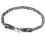 Bracelet Dragon <br> Instinct Femme "Argent" - Dragon-chinois