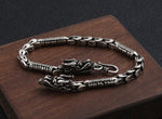 Bracelet Dragon <br> Instinct Femme "Argent" - Dragon-chinois