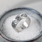 Bague Dragon<br> Tribal "Argent" - Dragon-chinois