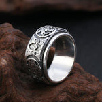 Bague Dragon<br> Tournante "Argent" - Dragon-chinois