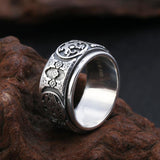Bague Dragon<br> Tournante "Argent" - Dragon-chinois