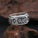 Bague Dragon<br> Tournante "Argent" - Dragon-chinois