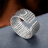 Bague Dragon<br> Mantra Tibétain "Argent" - Dragon-chinois
