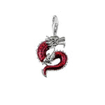 Pendentif Dragon <br> Rouge - Dragon-chinois