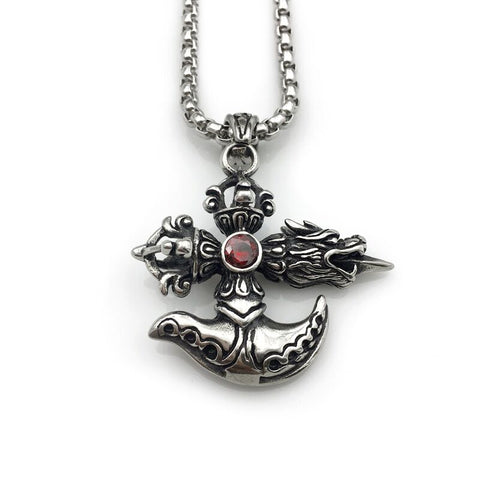 Pendentif Dragon <br> Hache - Dragon-chinois