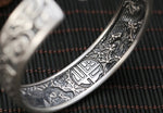 Bracelet Dragon <br> Jonc Impérial "Argent" - Dragon-chinois