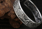 Bracelet Dragon <br> Jonc Impérial "Argent" - Dragon-chinois