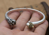 Bracelet Dragon <br> Jonc Bouddha  "Argent" - Dragon-chinois