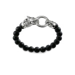 Bracelet Dragon <br> Perle Japonaise Massif "Argent" - Dragon-chinois