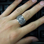 Bague Dragon<br> Impériale "Acier" - Dragon-chinois