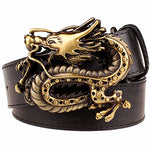 Ceinture Dragon<br> Cuir Souple - Dragon-chinois