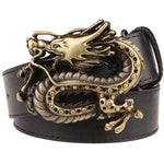 Ceinture Dragon<br> Cuir Souple - Dragon-chinois