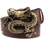 Ceinture Dragon<br> Cuir Souple - Dragon-chinois