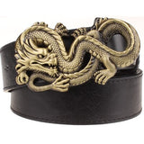 Ceinture Dragon<br> Cuir Souple - Dragon-chinois