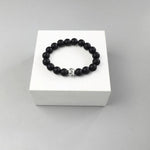 Bracelet Dragon <br> Perle Élastique "Argent" - Dragon-chinois